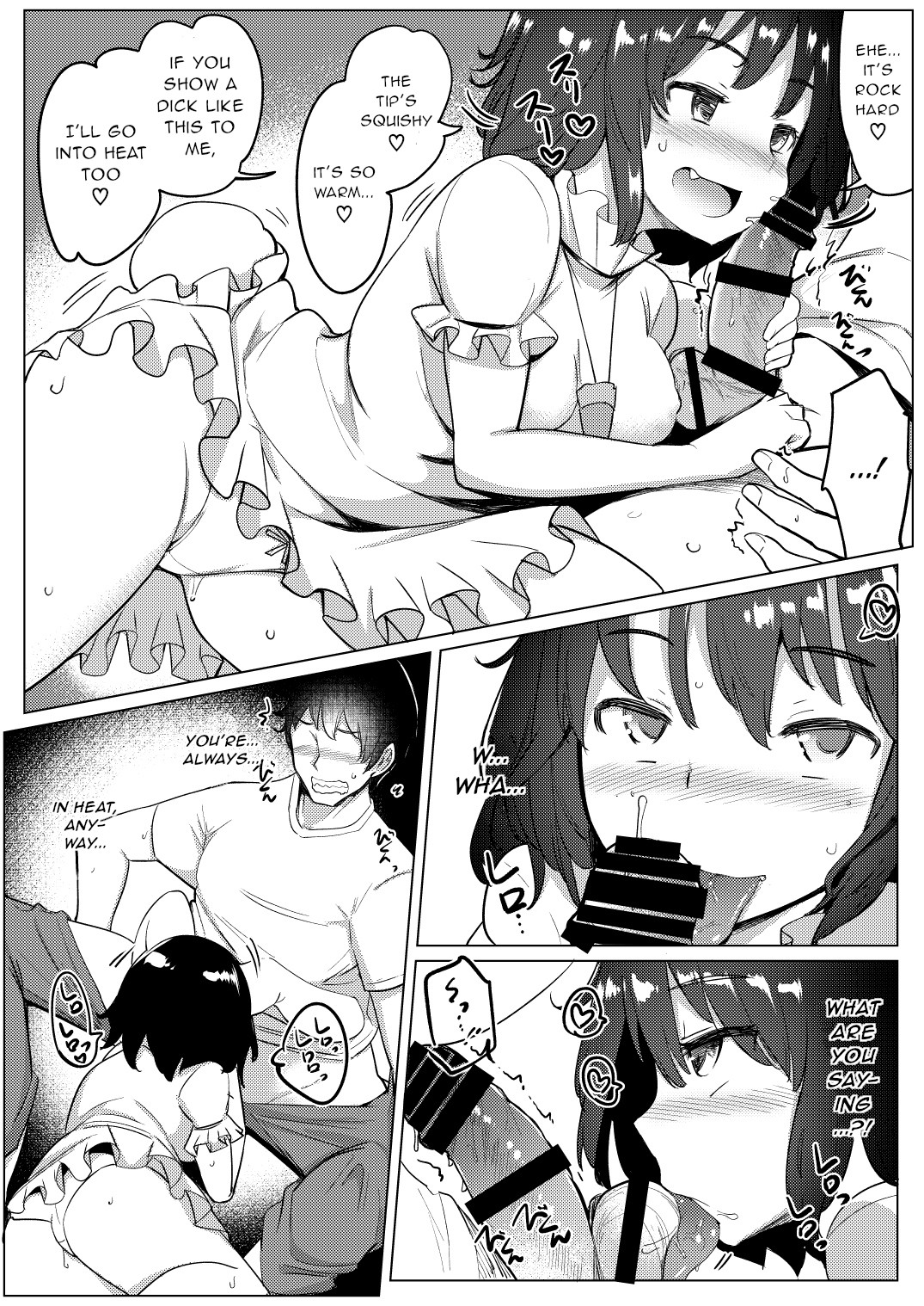 Hentai Manga Comic-Even Though My Girlfriend's In Heat I Cheated On Her by Having Sex With Tewi-chan-Read-6